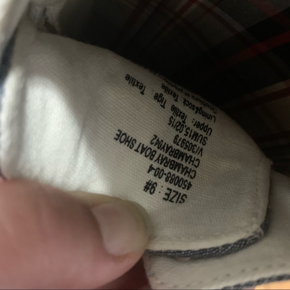 GAP Chambray Boat Shoes Size 9# Men’s - Picture 6 of 7